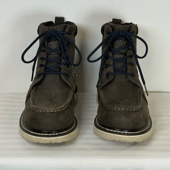 Ariat Rebar Wedge Moc Toe Waterproof Leather Work Boots Women’s Size 8B - Picture 5 of 12